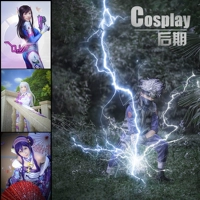 Cosplay muộn Hanfu microfilm Dance video máy bay hiệu ứng đặc biệt sửa chữa phim chụp ảnh sửa chữa sửa chữa vá - Cosplay senya miku