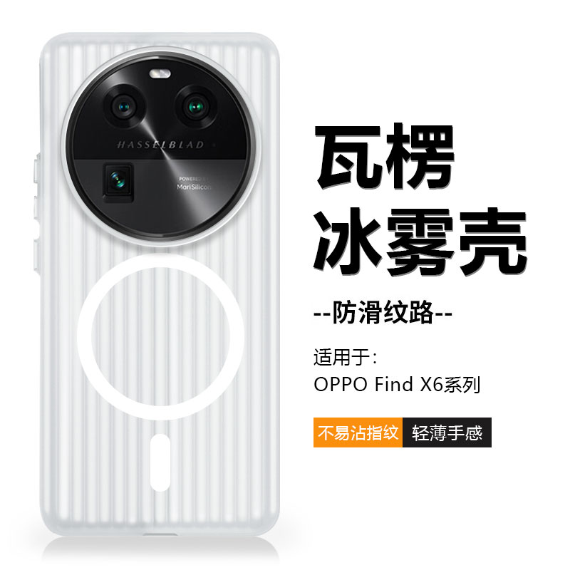 适用于OPPOFindX6系列瓦楞纹壳