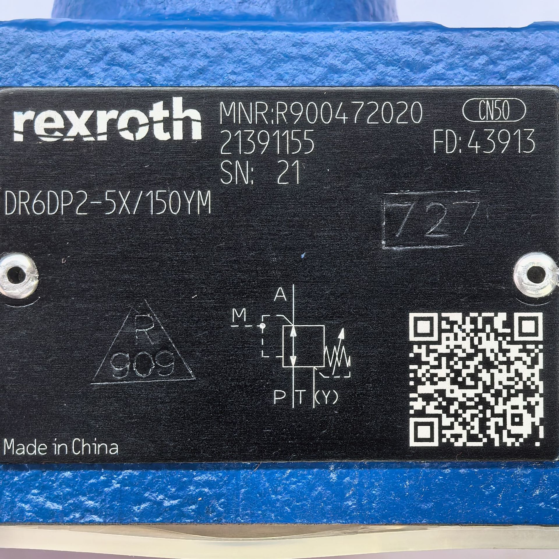 R900472020  DR6DP2-53150YM # Rexroth力士乐