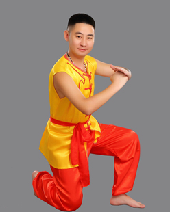 男装打鼓服舞龙舞狮表演服 农夫船夫演出服 赛龙舟鼓手服装腰鼓服