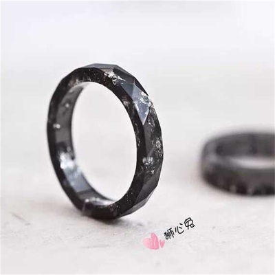 狮心兔elena法国同款银箔戒指