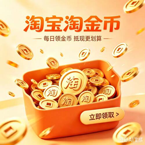 淘金币领取入口淘金币首页签到首页入口领金币频道自动发货003