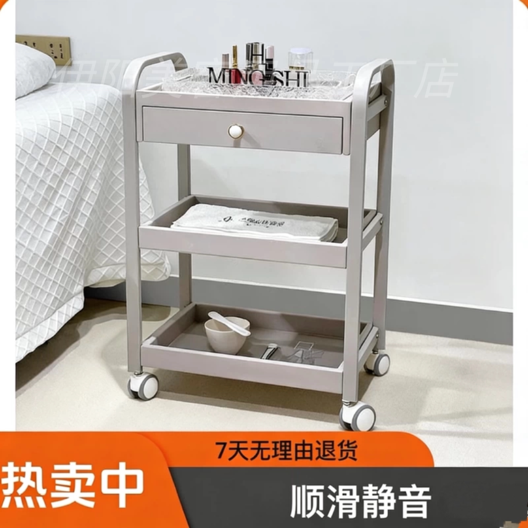 美容车高档美容院专用移动小推车抽屉轻奢SPA纹绣美甲牙科工具车