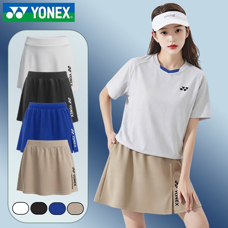 YONEX/尤尼克斯羽毛球短裙防走光裙裤速干A字裙运动凉感裤裙-3342图片
