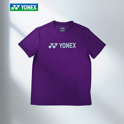 YONEX/尤尼克斯羽毛球服男女速干比赛训练短袖文化衫运动T恤-2871