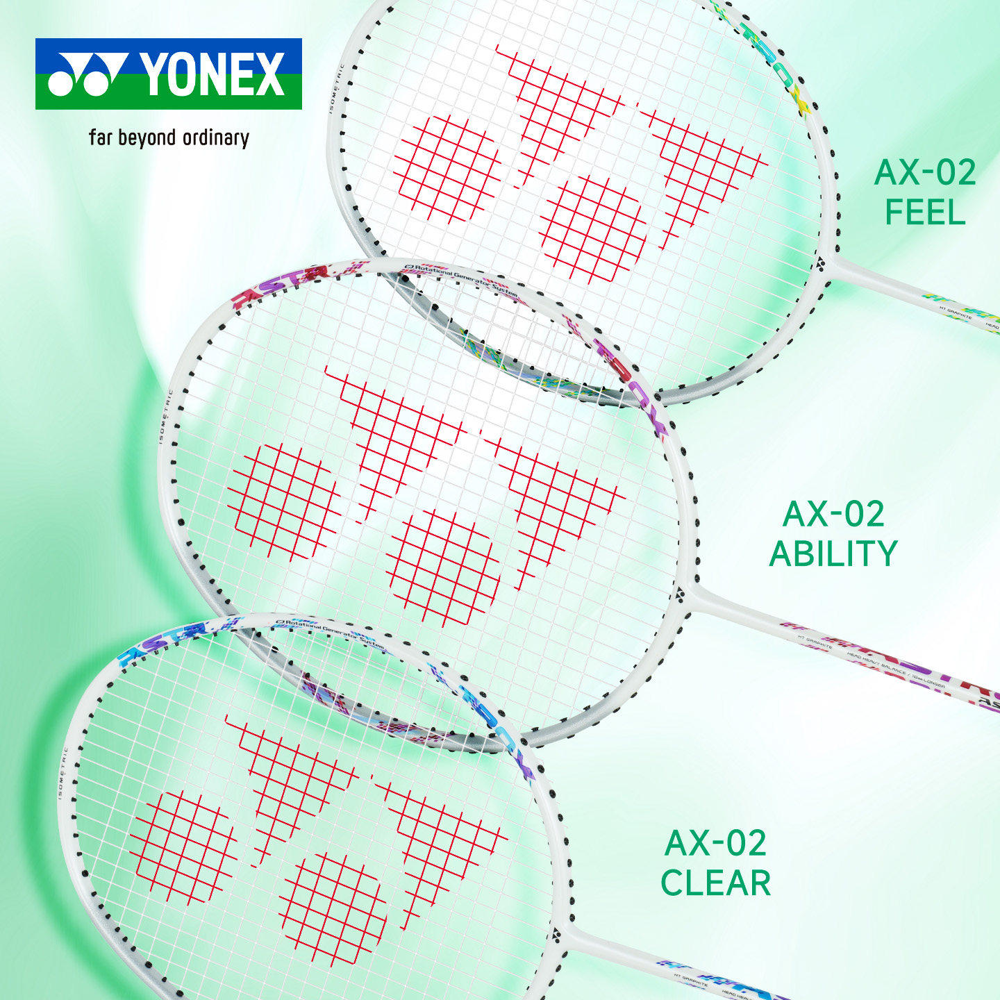 YONEX/尤尼克斯 ASTROX 02 天斧系列碳素进攻羽毛球拍入门款AX-02