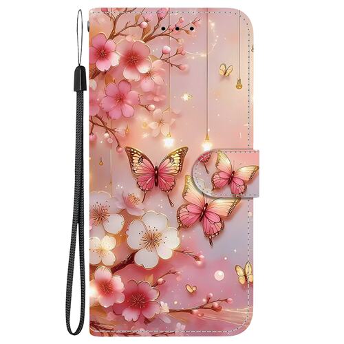 花灯蝶适用Galaxy S26/S25ultra手机壳翻盖三星S25edge皮套S22/S21/S23/S24+plus防摔保护壳S20FE插卡可支架