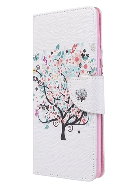 小树适用三星A71/A51翻盖手机壳A21/A31/A41/A11/A01皮电话套