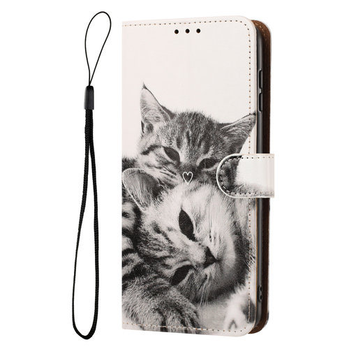 爱心猫适用GalaxyS26ultra/S25FE手机壳翻盖三星S24/S23u/S22plus/S21+/S20FE皮套S25edge防摔插卡保护带盖