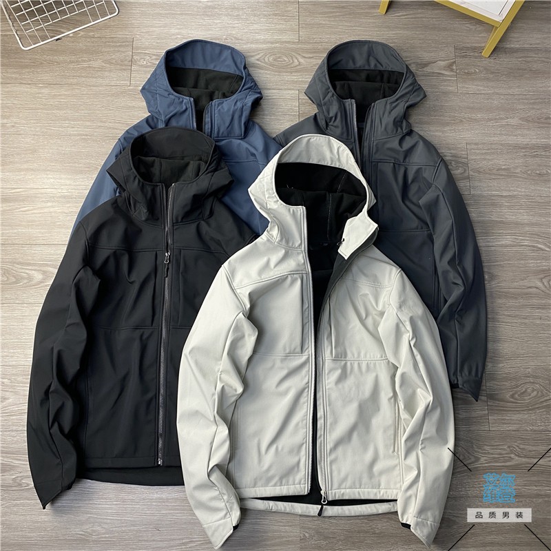 户外飞禽防风保暖软壳冲锋衣