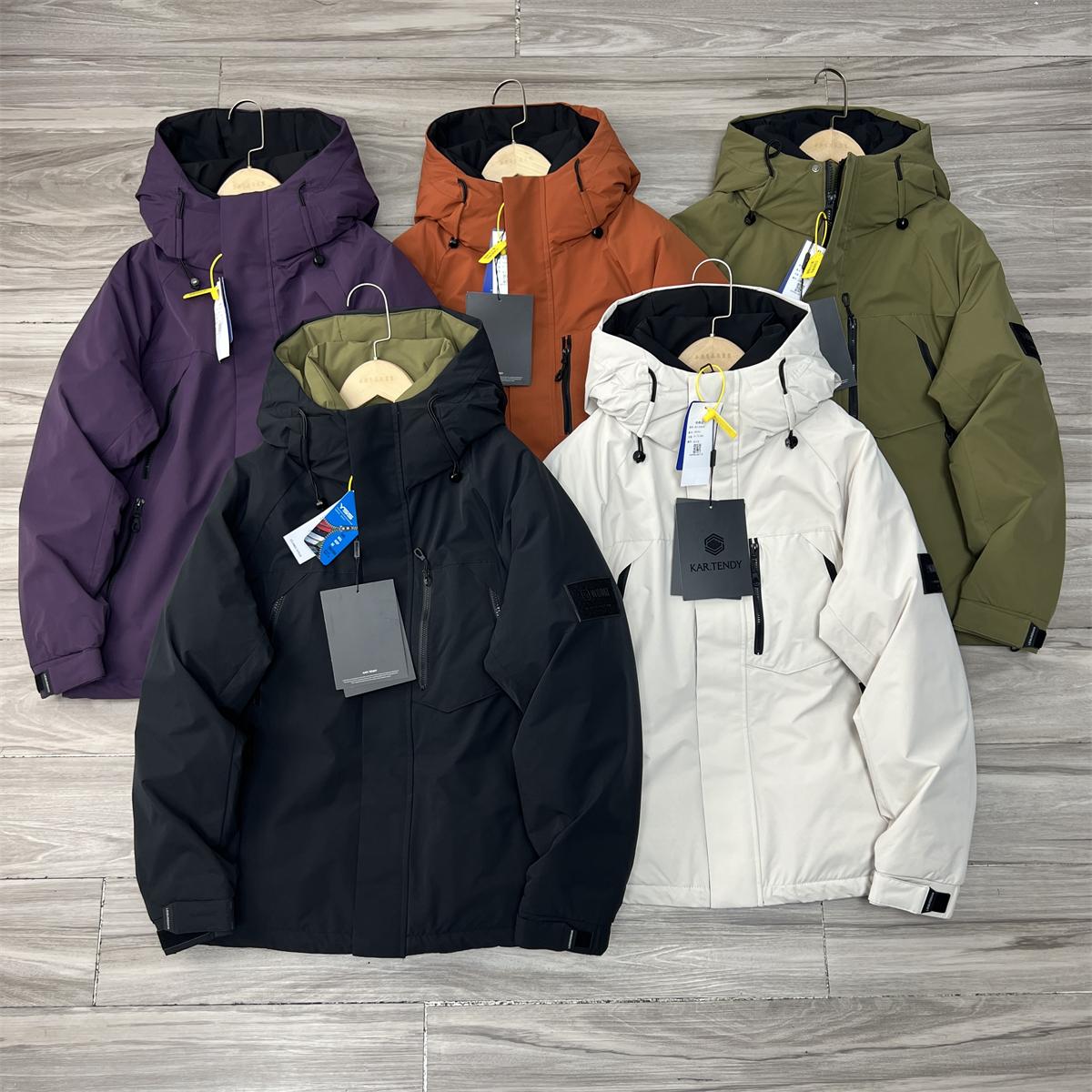 耐磨防泼水软壳冲锋衣保暖羽绒服