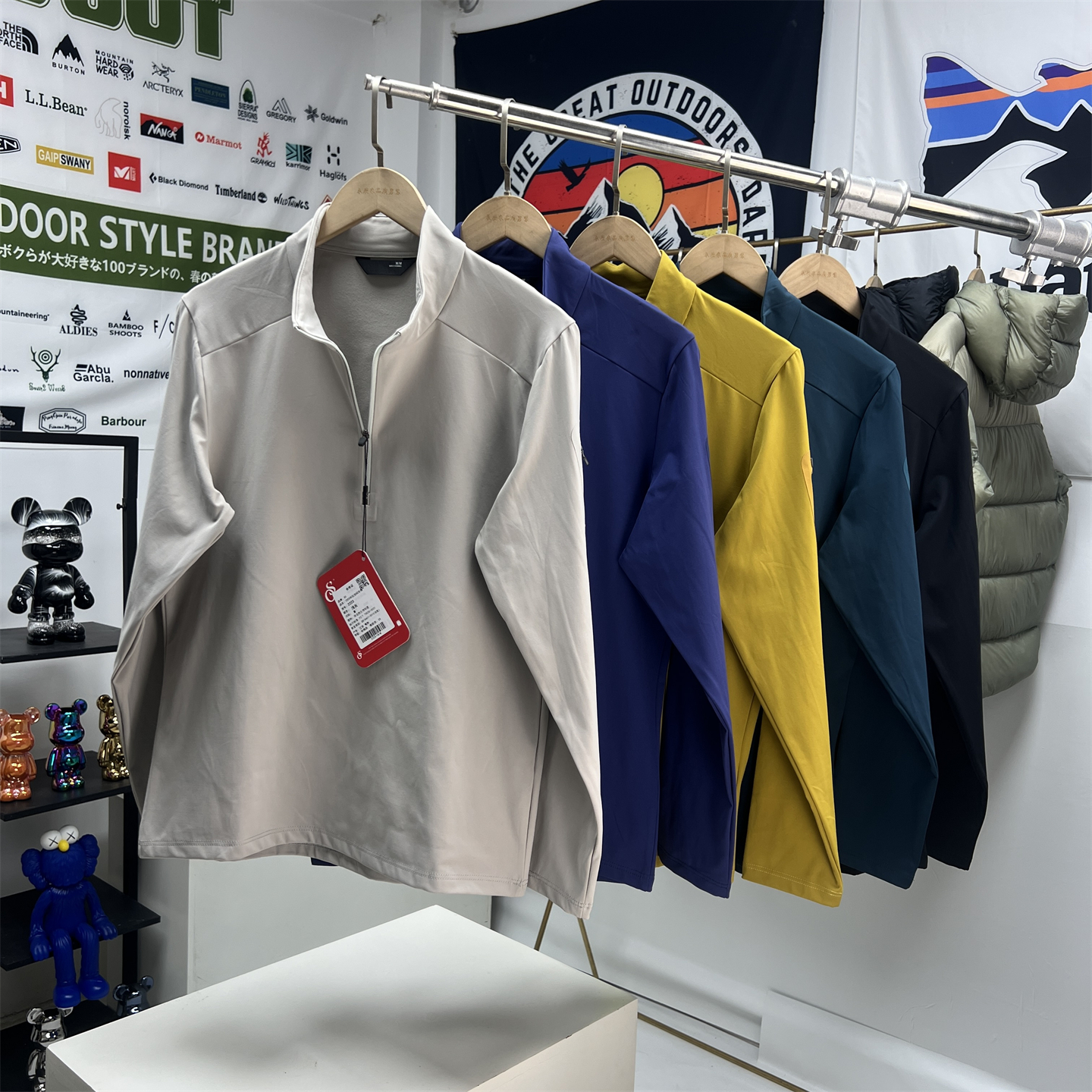 速干透气户外动态保暖抓绒衣