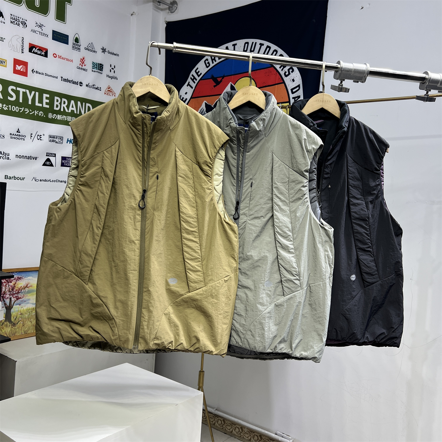 平替!山系机能风耐磨防泼水防风保暖男女通用户外棉衣棉服马甲潮