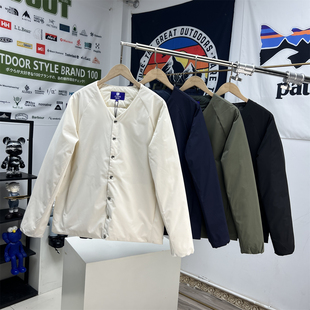 捡漏！日线紫标 陈老师上身 秋冬户外男士无领夹克内胆抗寒羽绒服