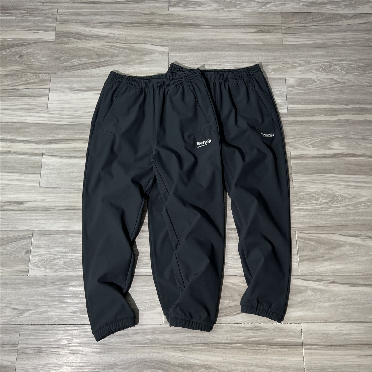 外贸男装捡漏秋冬复合加绒卫裤潮