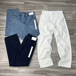 款 宽松直筒牛仔裤 休闲长裤 299同步 水洗工装 四季 新款 衣平替 男士