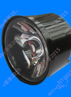 单颗大功率LED聚光透镜1W/3W/5WLED聚光透镜红外透镜光面砂面雾状