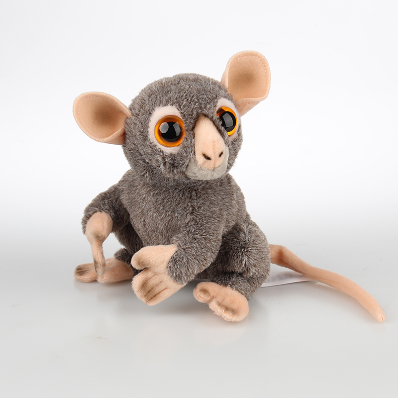 仿真毛绒玩具眼镜猴玩偶