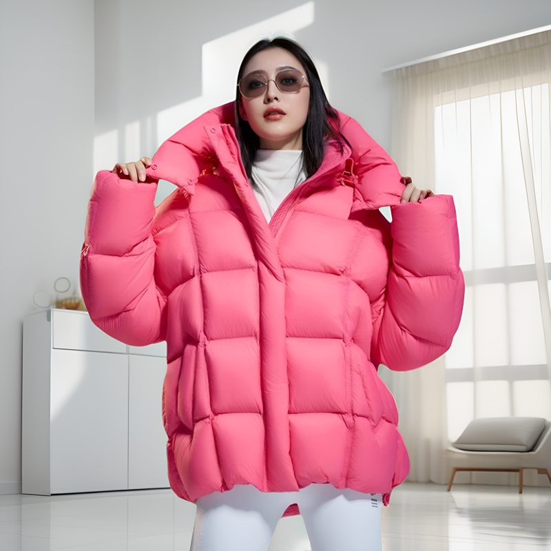 羽绒服女款超好看小个子女士外套