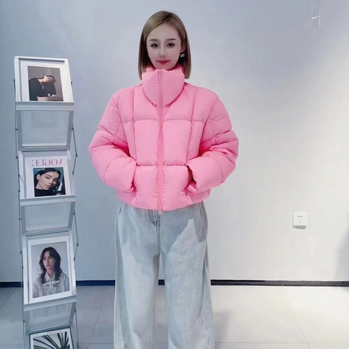 立领小个子短款立领羽绒服