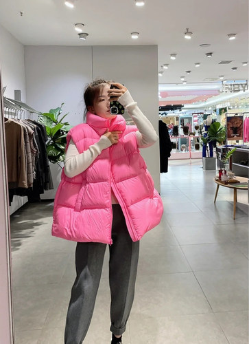 显瘦时尚休闲羽绒服马甲