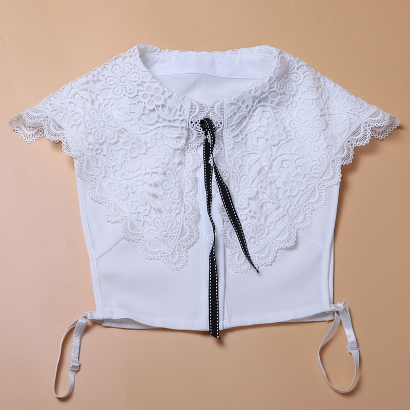 雪纺百搭通勤风假衣领