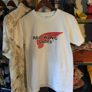 redwing红翼180克重磅夏季宽松复刻机车打底美式咔叽纯棉短袖T恤