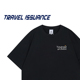 TRAVEL T恤男女 欧美复古休闲宽松字母圆领短袖 ISSUANCE 苦海无边