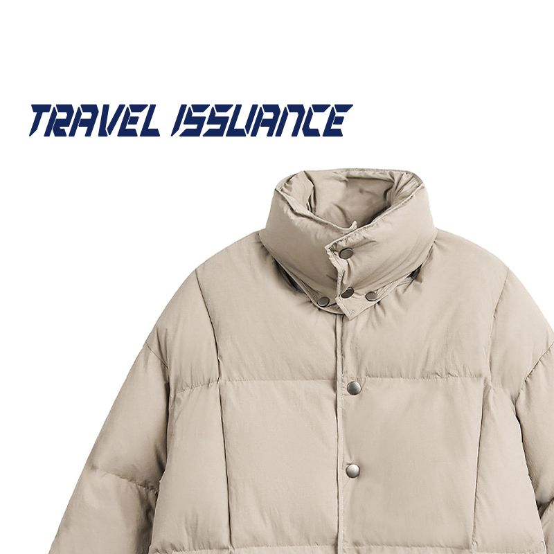 宽松加厚羽绒服外套男女BF