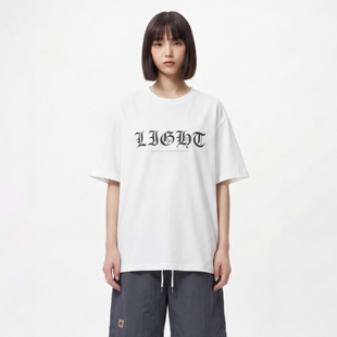 TRAVEL ISSUANCE 自由散漫 高街复古宽松创意圆领印花百搭短袖T恤