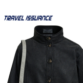 TRAVEL 夹克外套女百搭 复古纯色宽松立领短款 ISSUANCE 安稳日常