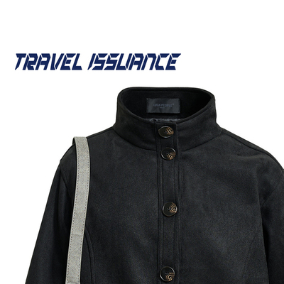 纯色宽松立领短款夹克外套女百搭