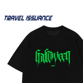 TRAVEL T恤 欧美创意印花休闲百搭宽松圆领短袖 ISSUANCE 钟情自己