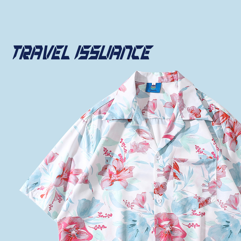 TRAVEL ISSUANCE 复古花朵油画艺术感小众慵懒风潮牌休闲百搭情侣 服饰配件/皮带/帽子/围巾 袖扣 原图主图