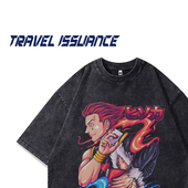 From T恤 小众设计感复古卡通动漫印花洗水宽松短袖 Mars 认真生活