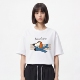 TRAVEL T恤男女 日系卡通动漫印花宽松休闲短袖 ISSUANCE 最早航班