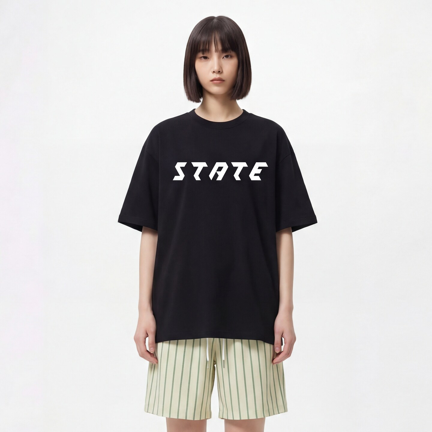 TRAVEL ISSUANCE 高街机能风 印花短袖T恤潮牌宽松情侣半袖简约