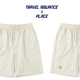 直筒短裤 TRAVEL 宽松 事 国潮牌简约复古纯色工装 ISSUANCE 别人