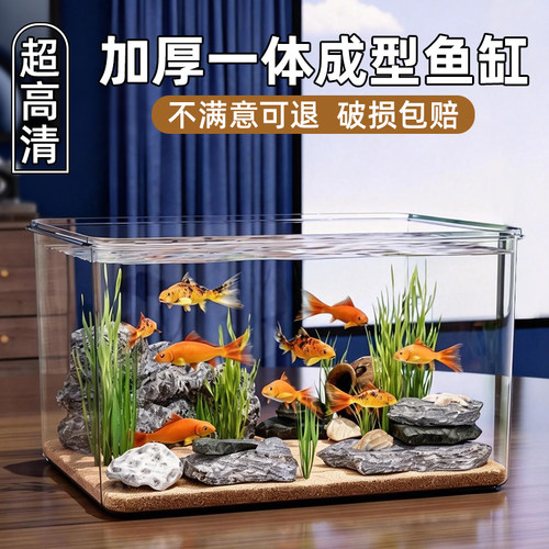 桌面鱼缸客厅小型乌龟缸生态缸