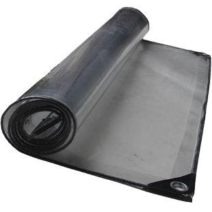 透明防雨布 棚房透明侧帘布阳光棚布透光布活动透明篷布透明帆布