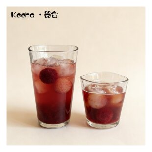 进口Ocean创意玻璃杯不规则耐热甜品冰美式威士忌酒杯Drity咖啡杯