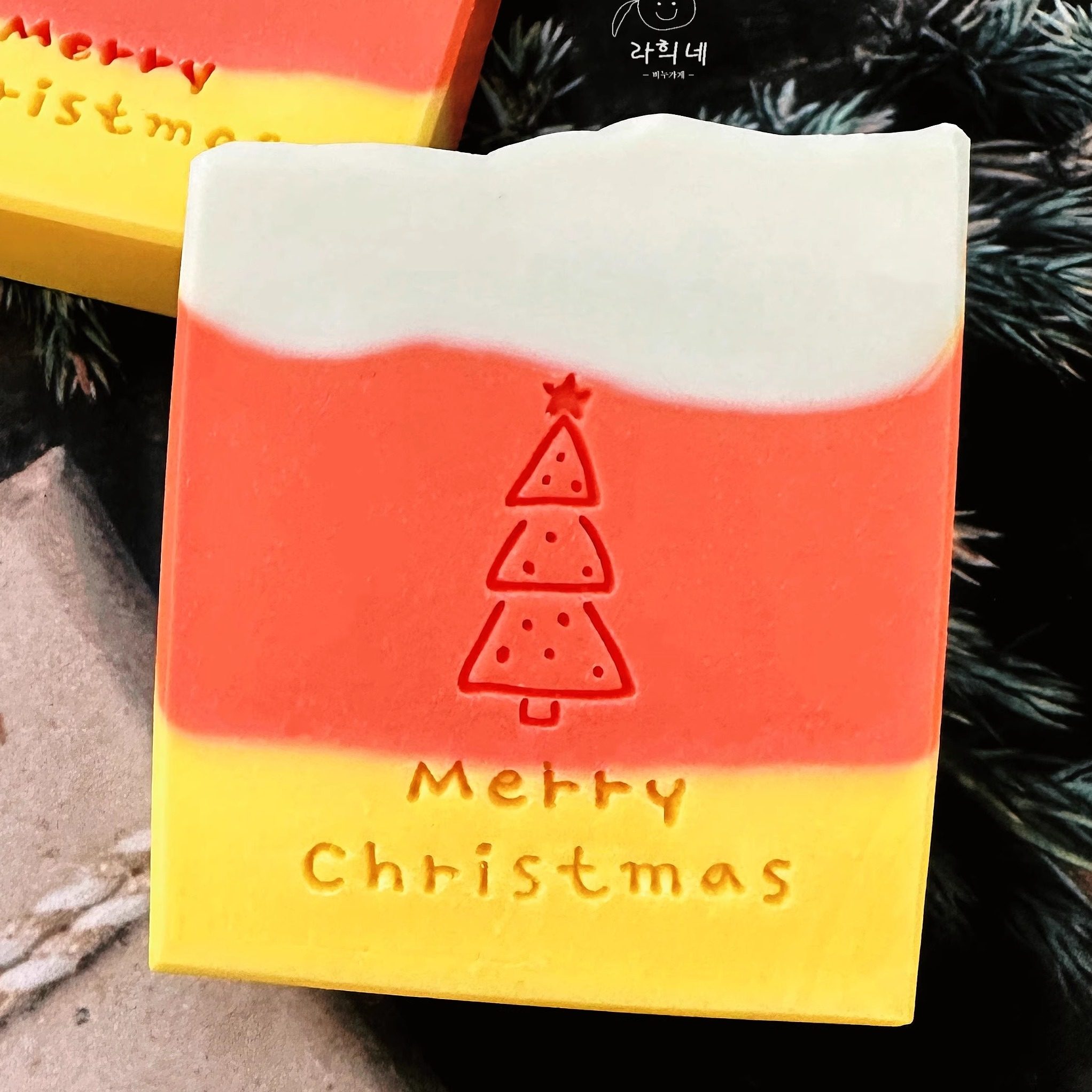 节日 圣诞 ins风 6宫格 创意可爱 印章 手工皂 冷制皂