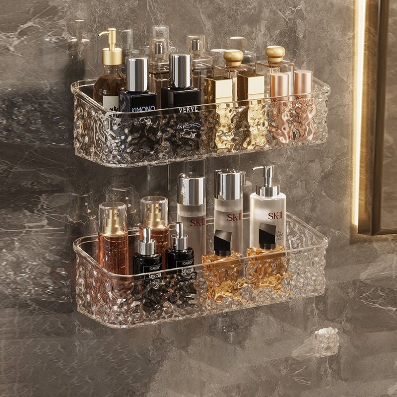 浴室置物架免打孔壁挂式卫生间镜柜前收纳盒洗漱台化妆品收纳架子,家庭/个人清洁工具,浴室角架/置物架,淘宝优惠券,粉丝福利购,淘宝优惠卷