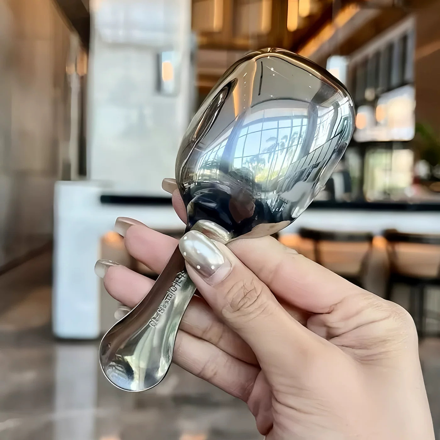 不锈钢加厚短柄茶匙迷你小勺子咖啡量勺分茶勺茶叶铲挖勺汤勺精选
