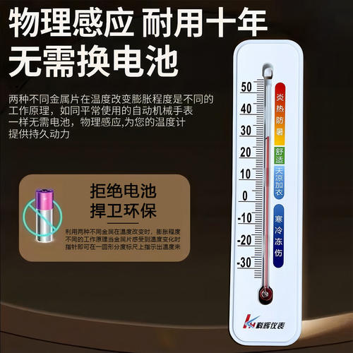 温度计室内家用精准温湿度计室温计冰箱干湿度计气温计湿度表两用