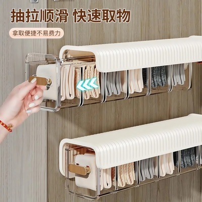 壁挂式收纳盒多功能一物三用内衣袜子衣柜侧面抽屉内衣裤整理神器