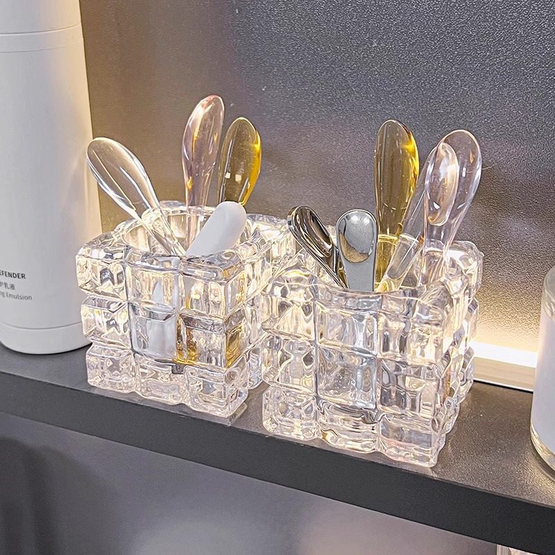 面霜勺子固定器化妆工具收纳