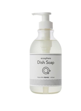 现货韩国如新Ecosphere Dish Soap果蔬清洗剂洗碗液600ml可直邮