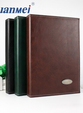 广美皮革复古4R240张6寸相册影集插页家庭宝宝成长记录photoalbum