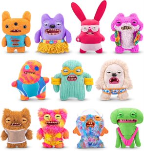 丑萌毛绒度假系列9寸滑稽丑陋怪物超柔软玩偶娃娃玩具正版Fuggler